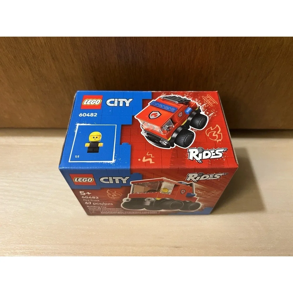 Lego City Fire Truck 60482 Building Toy Set 67 Pieces New Sealed Red Firefighter